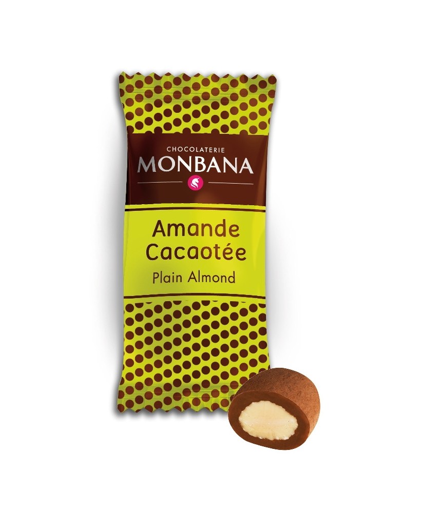 Dosette de chocolat en poudre arôme Amande Monbana de Monbana sur Cafe the  chocolat