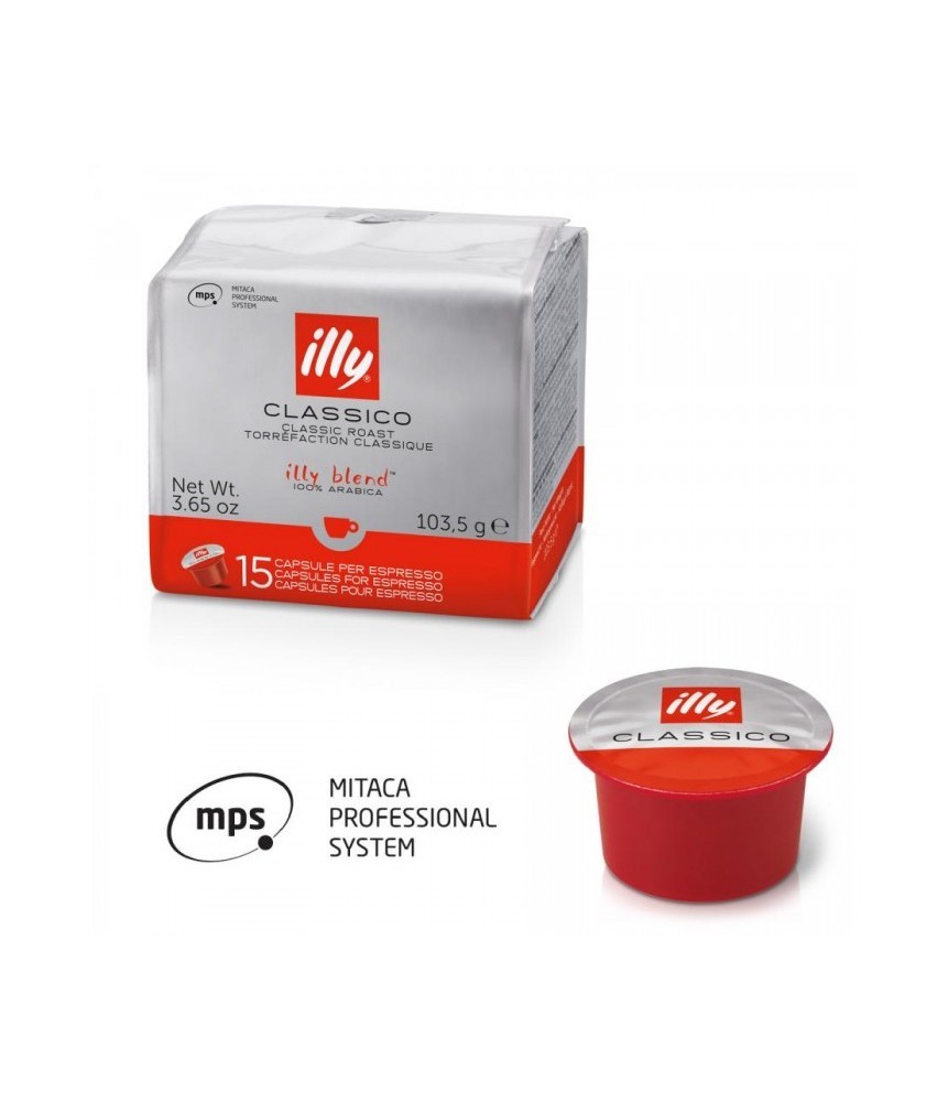 Capsules Illy Espresso Rouge Classico x90