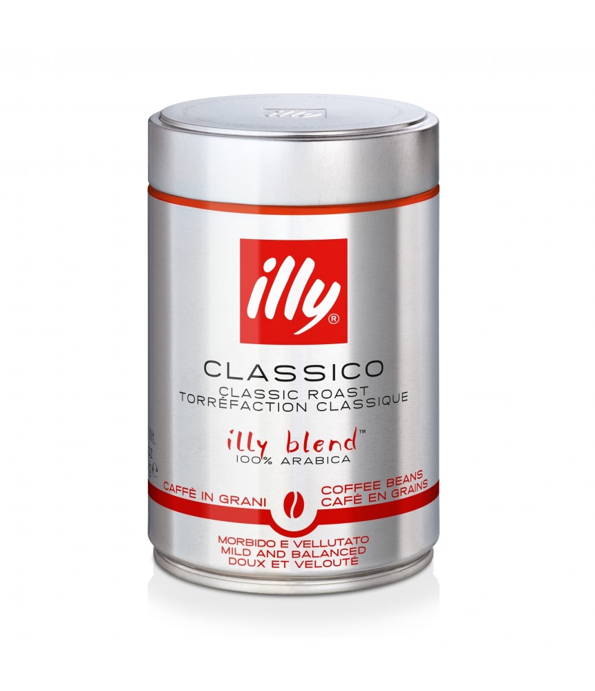 Illy CLASSICO café en grains boîte de 250 g.
